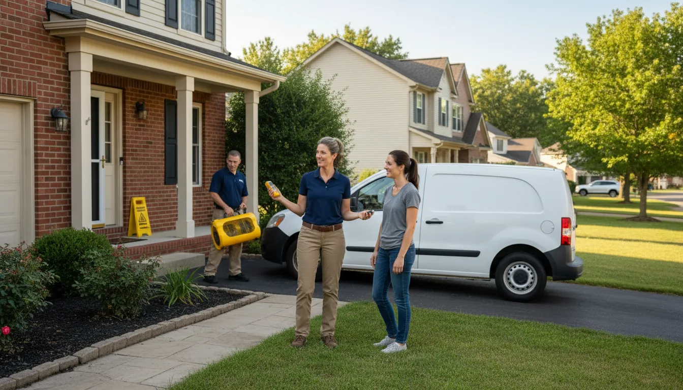 Water restoration image for Dehumidification And Cleanup Services in Monroe, SD